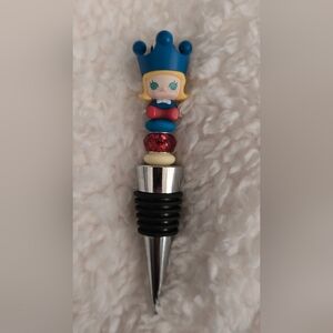 Blue and Red Decorative Bottle Stopper